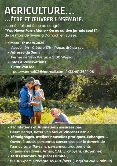AGRICULTURE Etre et Faire Ensemble F pt AGRICULTURE Etre et Faire Ensemble F pt
