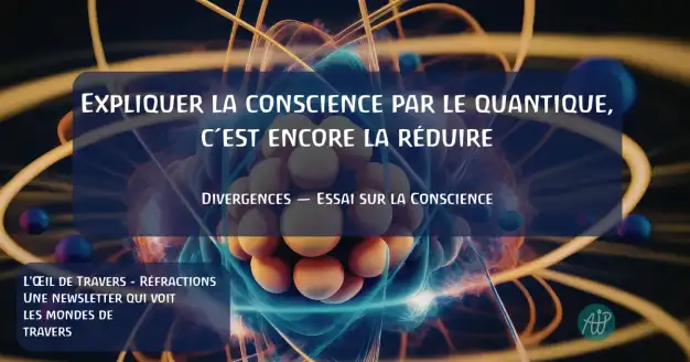 Expliquer la conscience par le quantique, c'est encore la réduire Expliquer la conscience par le quantique, c'est encore la réduire