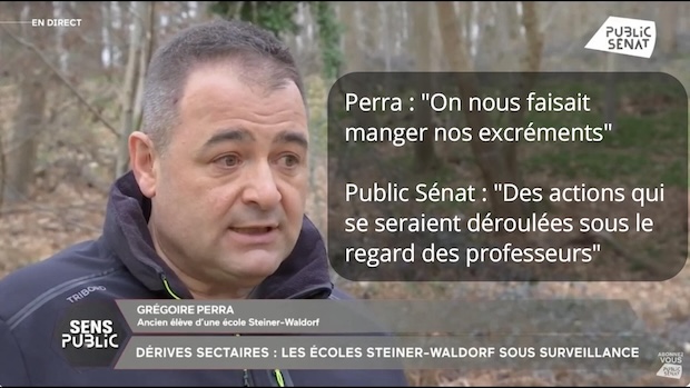 Mensonges de Perra - Les enfants devaient soit disant manger leurs excrements. Perra mythomane. Mensonges de Perra - Les enfants devaient soit disant manger leurs excrements. Perra mythomane.