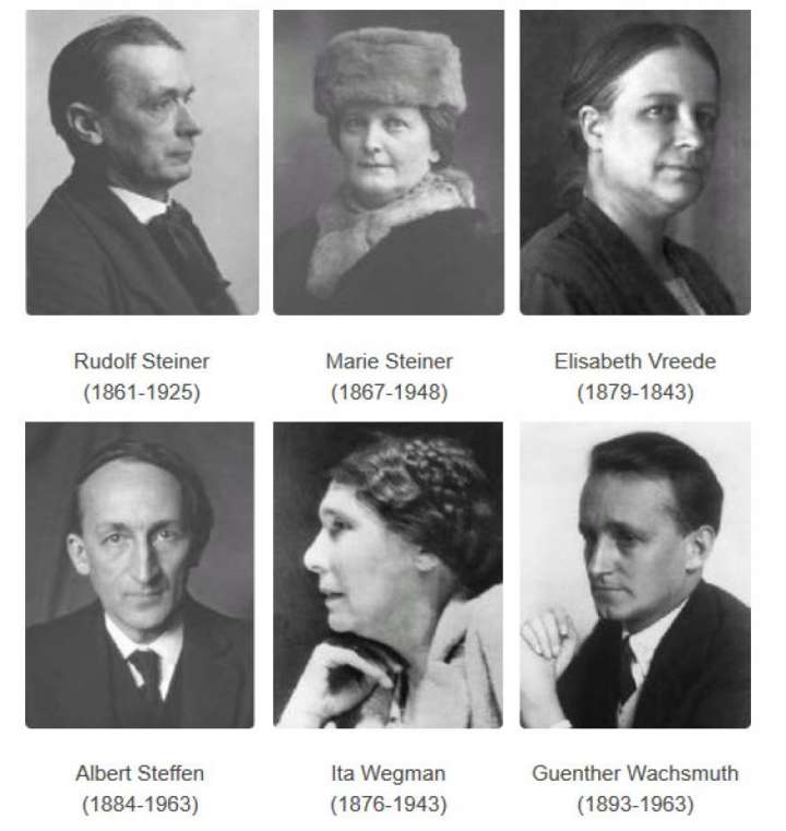 Photographies des membres du premier Vorstand de la Société anthroposohique (Noël 1923) Photographies des membres du premier Vorstand de la Société anthroposohique (Noël 1923)