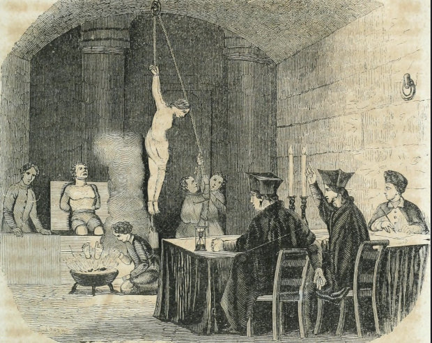 Inquisition. Image extraite du livre: The history of Romanism : from the earliest corruptions of Christianity to the present time; with full chronological table, analytical and alphabetical indexes and glossary; illustrated by numerous accurate and highly finished engravings of its ceremonies, superstitions, persections, and historical incidents Inquisition. Image extraite du livre: The history of Romanism : from the earliest corruptions of Christianity to the present time; with full chronological table, analytical and alphabetical indexes and glossary; illustrated by numerous accurate and highly finished engravings of its ceremonies, superstitions, persections, and historical incidents