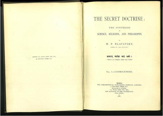 The Secret Doctrine 1888 2