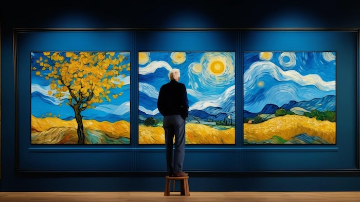 Contemplation du tableau de la vie apr&egrave;s la mort