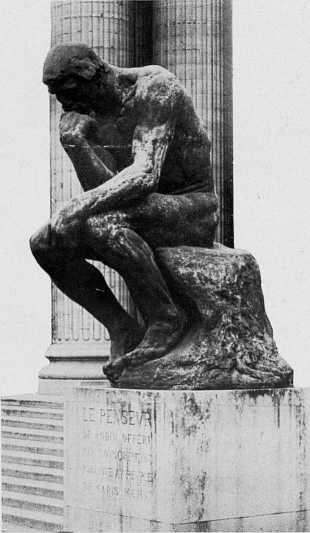 Le Penseur - Rodin (photographie d'Eugène Druet) Le Penseur - Rodin (photographie d'Eugène Druet)