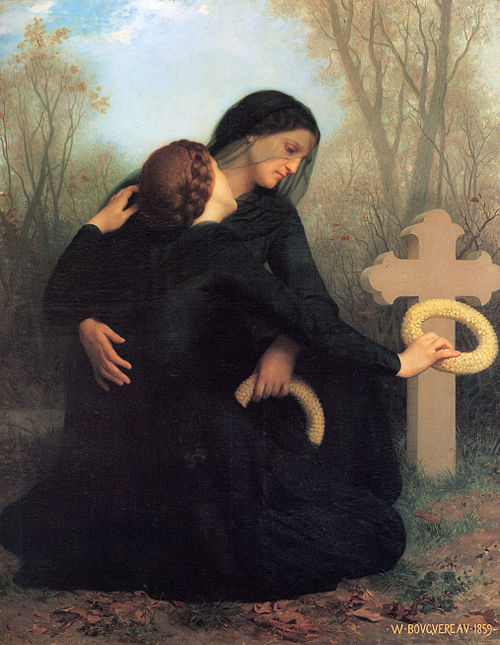 William Adolphe Bouguereau 1825-1905 - The Day of the Dead 1859 William Adolphe Bouguereau 1825-1905 - The Day of the Dead 1859