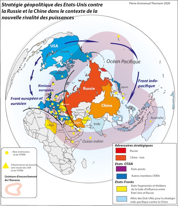 Encerclement Anglo americains de la Russie et de l'Eurasie Encerclement Anglo americains de la Russie et de l'Eurasie