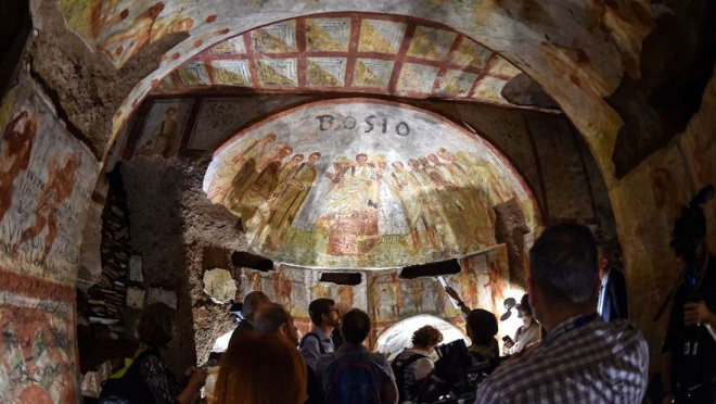 Catacombes de Domitilla à Rome