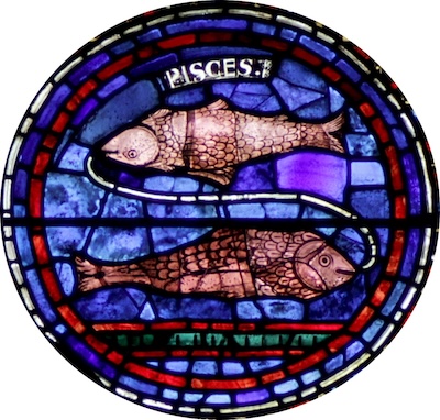Poissons zodiaque cathedrale Chartres pt