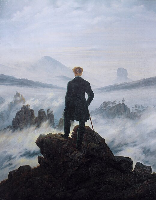 Caspar David Friedrich Wanderer above the sea of fog Caspar David Friedrich Wanderer above the sea of fog