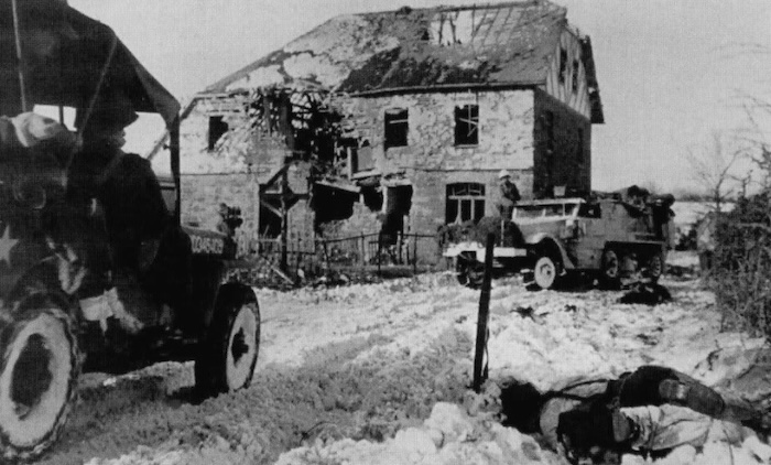 Maison détruite à Faymonville