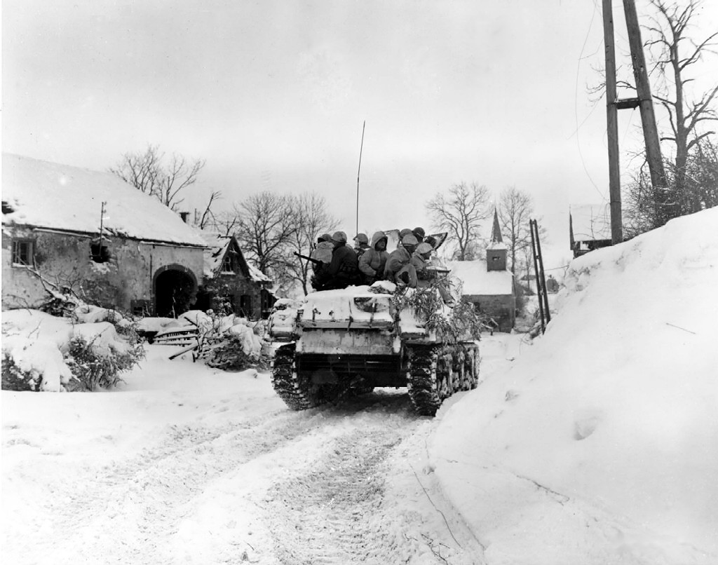 Tank américain à Schoppen