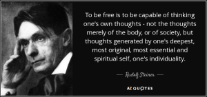 Citation Steiner sur la liberté